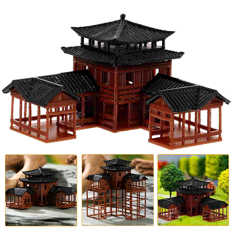 Ancient Building Model Miniatu - Japanese Garden Bonsai 评论和价格