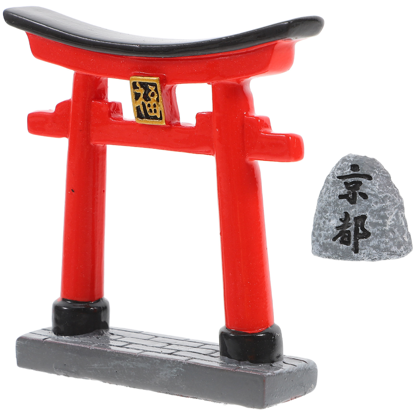 Petite Kyoto Torii Gate Orname - Japanese Garden Bonsai 评论和价格