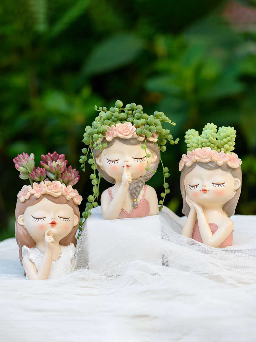 Fairy Succulents Planters Flow - Japanese Garden Bonsai 评论和价格