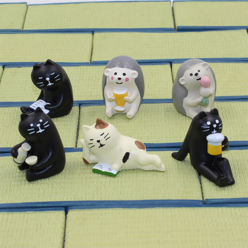 Decole Black Cat Bear Hedgehog - Bonsai Garden Japan 评论和价格